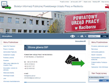 Tablet Screenshot of bip.pup-raciborz.pl